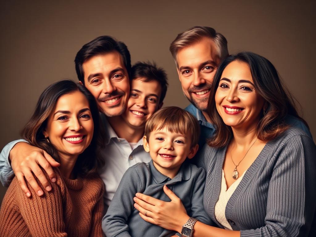 Family portrait preview